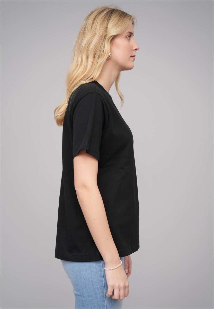 Ladies 77 Vibes Black Tee