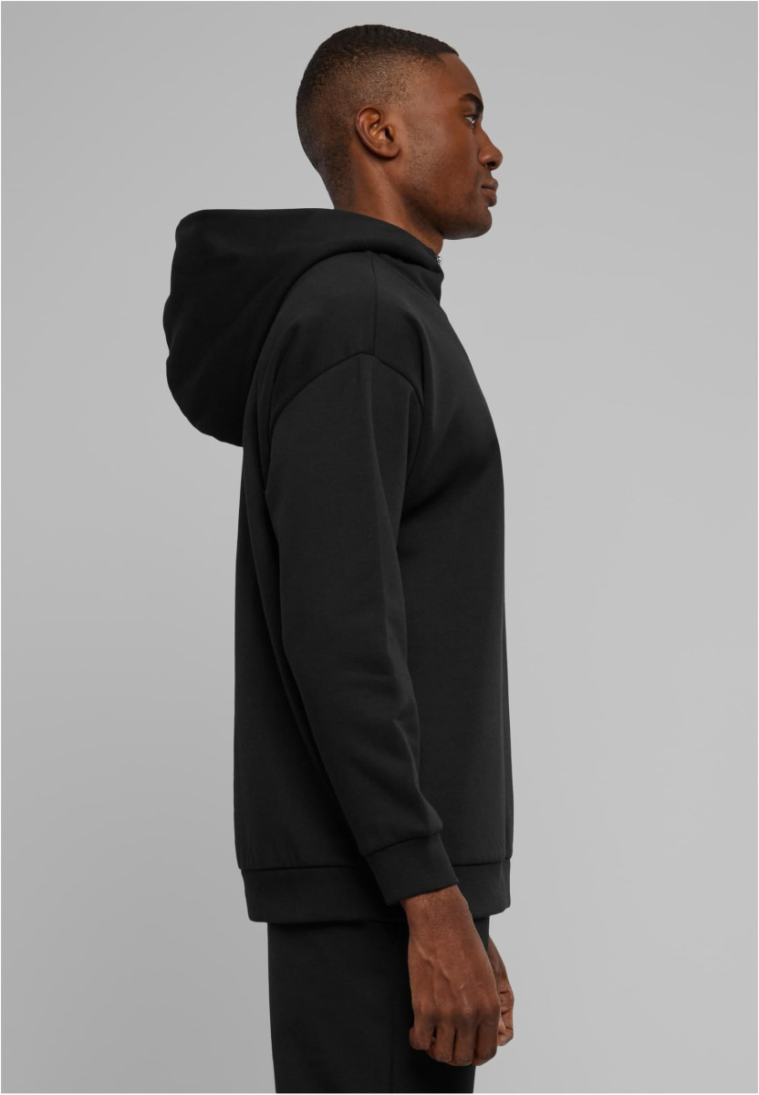 Zipped High Neck Hoody