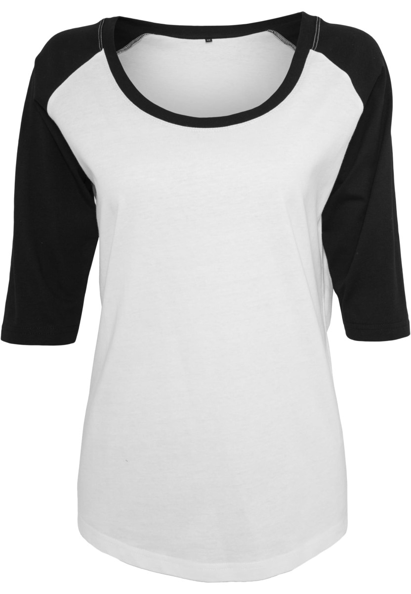 Ladies 3/4 Contrast Raglan Tee