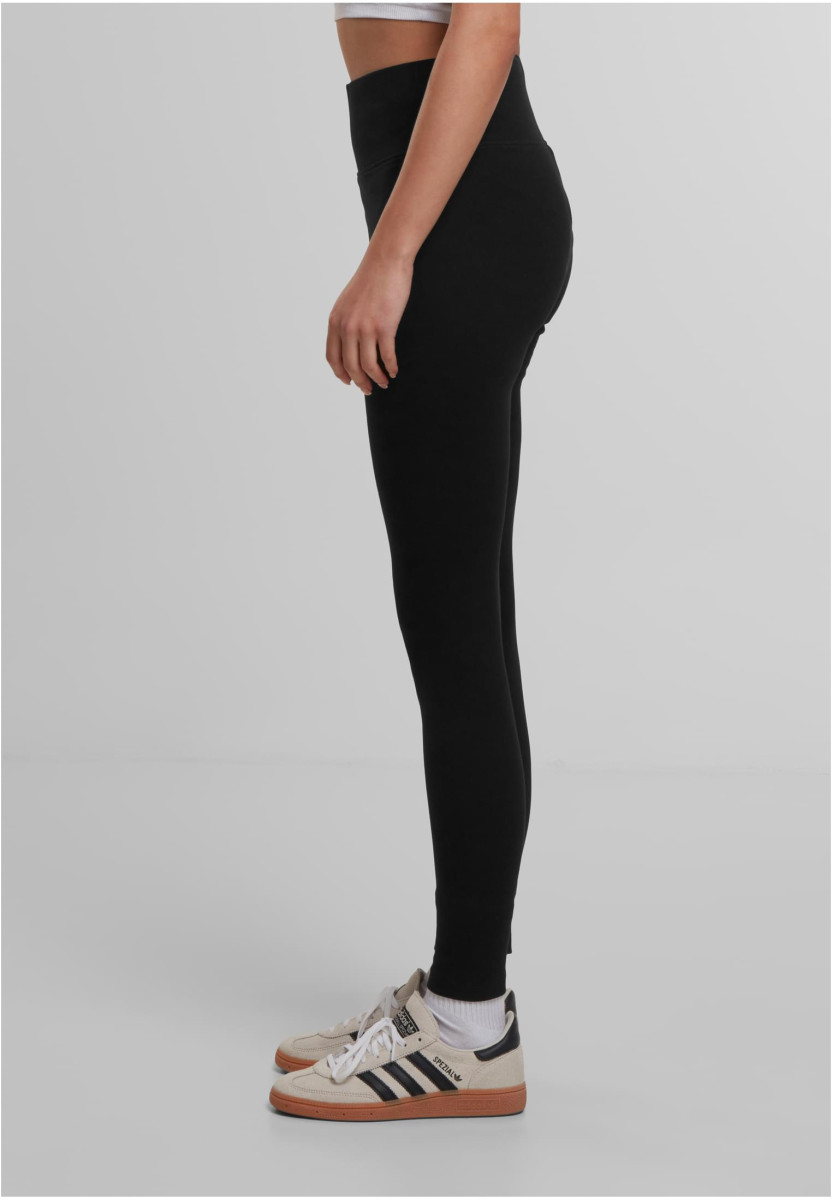 Ladies High Waist Jersey Leggings 2-Pack