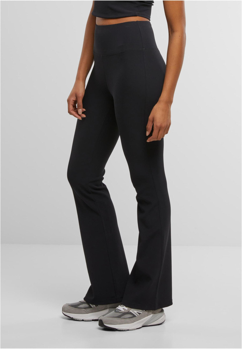 Ladies Flared Leggings Rib