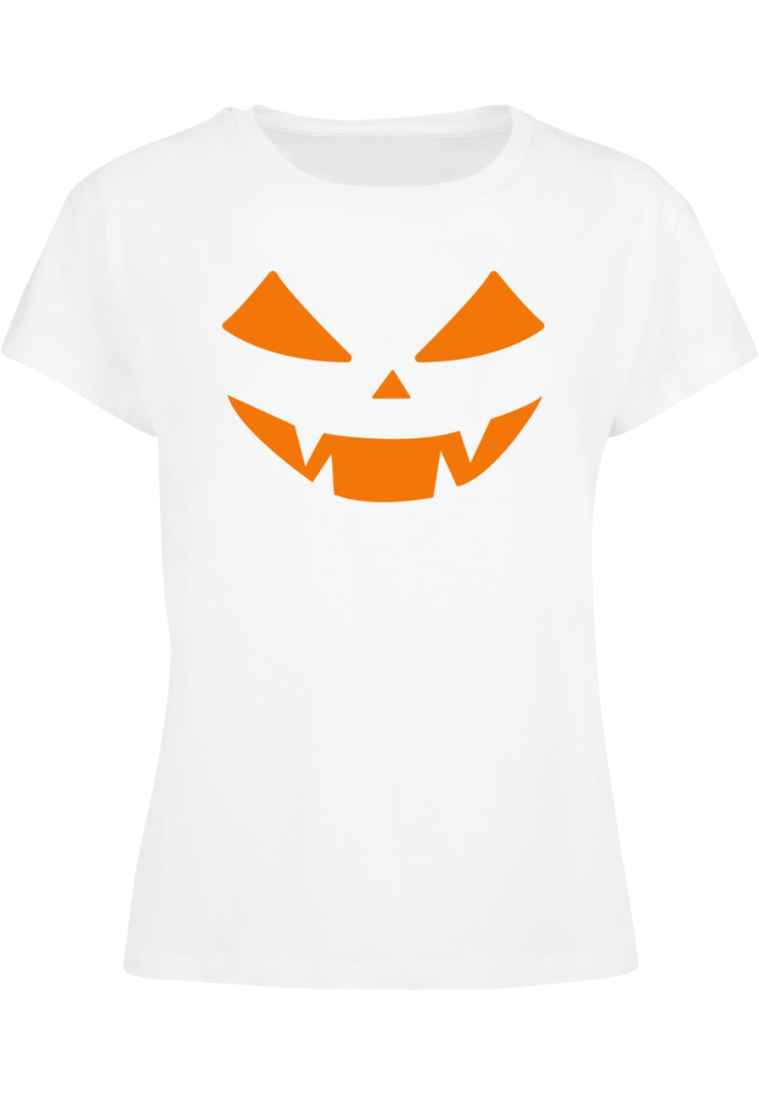Ladies Halloween - Pumpkin Face Tee