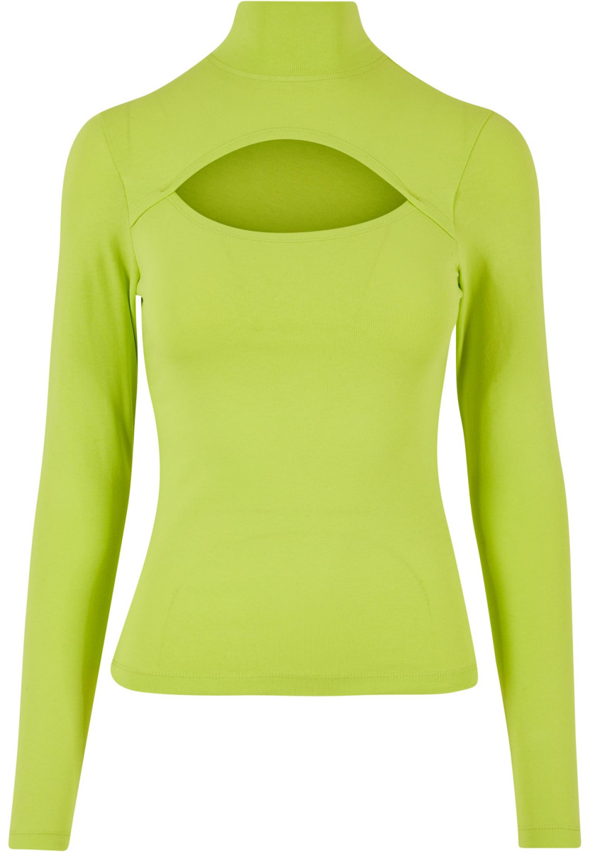 Ladies Cut-Out Turtleneck Longsleeve