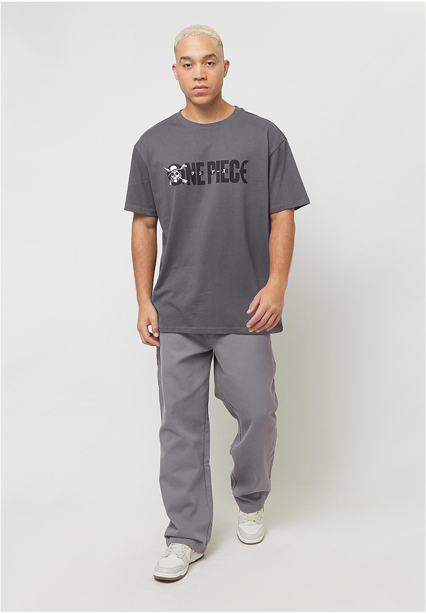 One Piece Jolly Roger Logo Oversize Tee