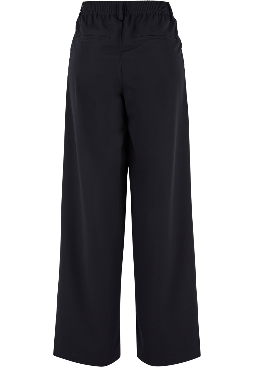 Ladies Ultra Wide Pleat-Front Pants