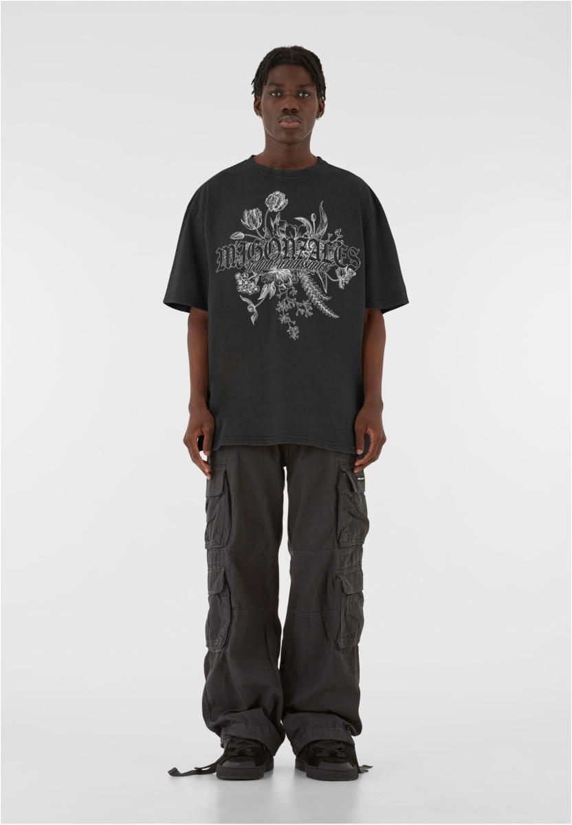 MJG Heavy Oversized Acid Washed Tee - Renaissance Bloom
