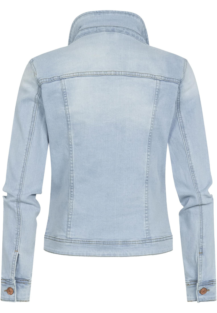 Jeans Jacke m. Knopfleiste u. Brusttaschen