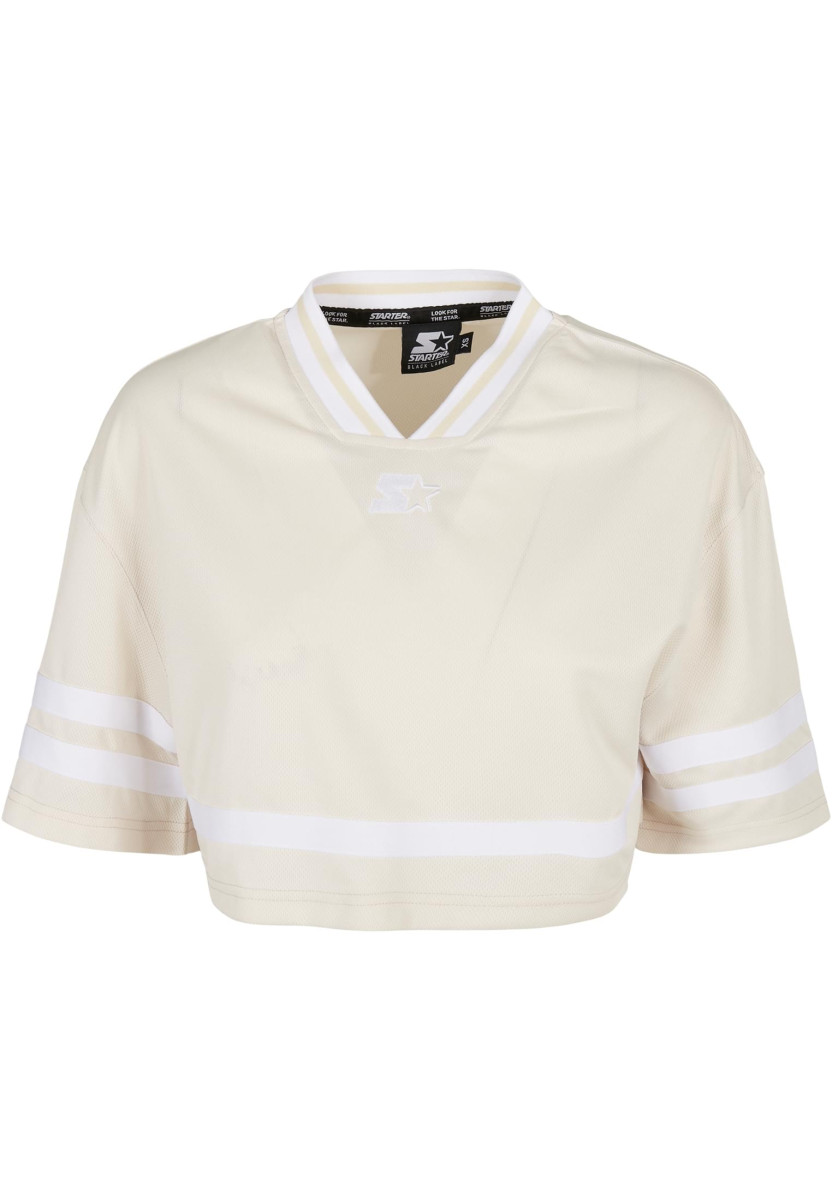 Ladies Starter Cropped Mesh Jersey