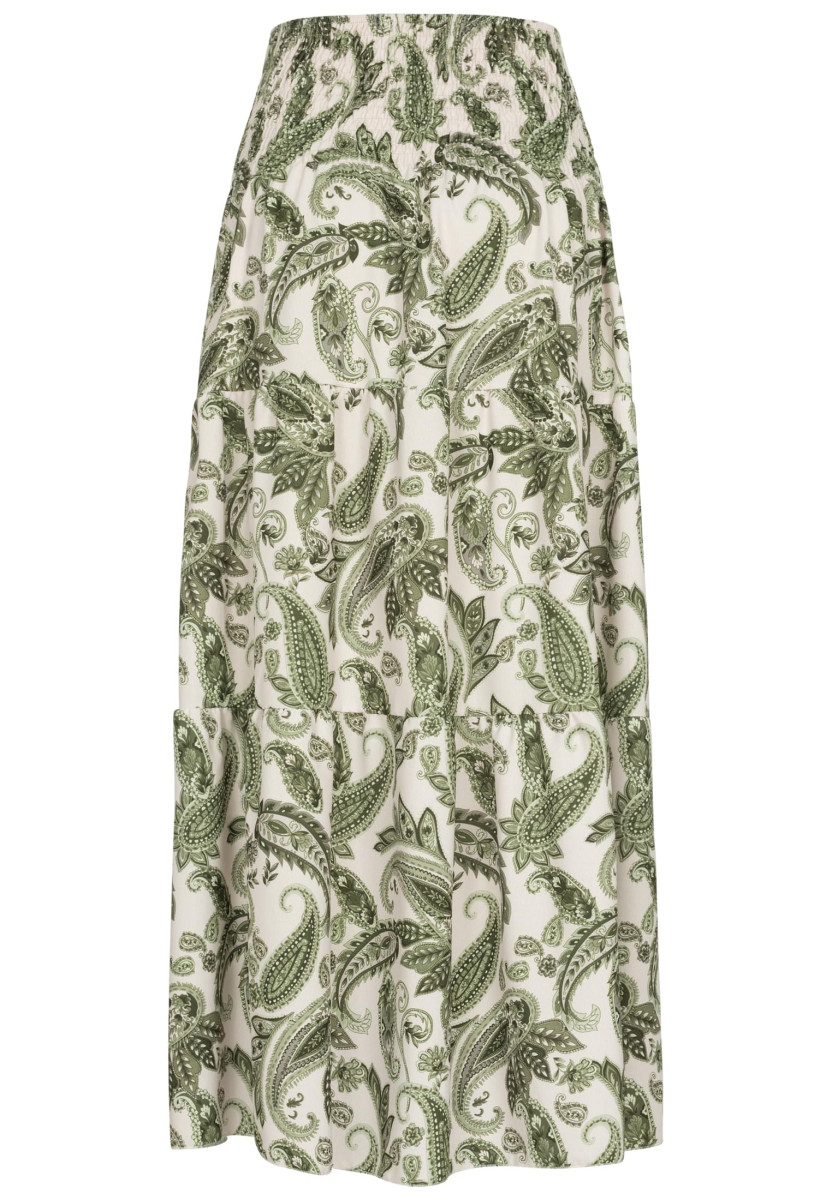 Maxi Skirt with paisley print