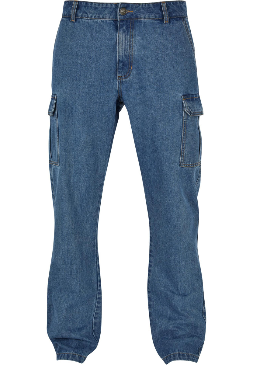 Straight Leg Cargo Jeans