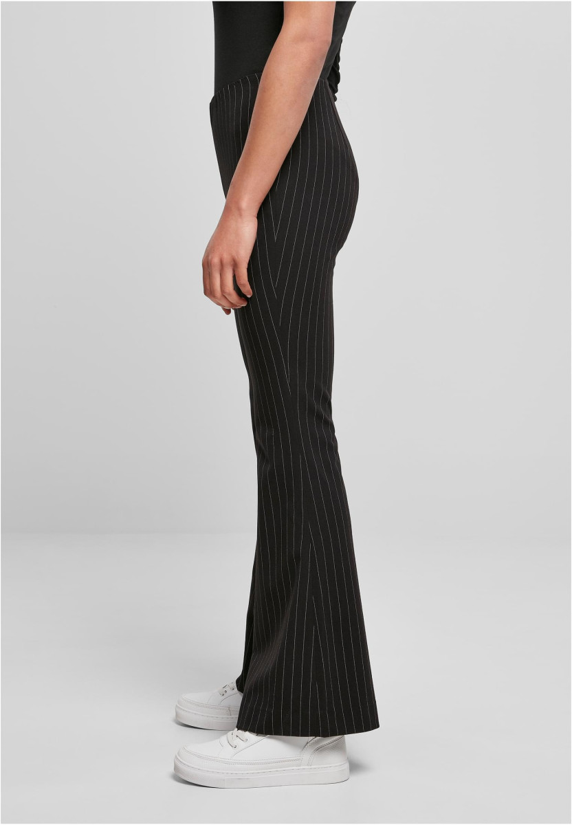 Ladies Flared Pin Stripe Pants