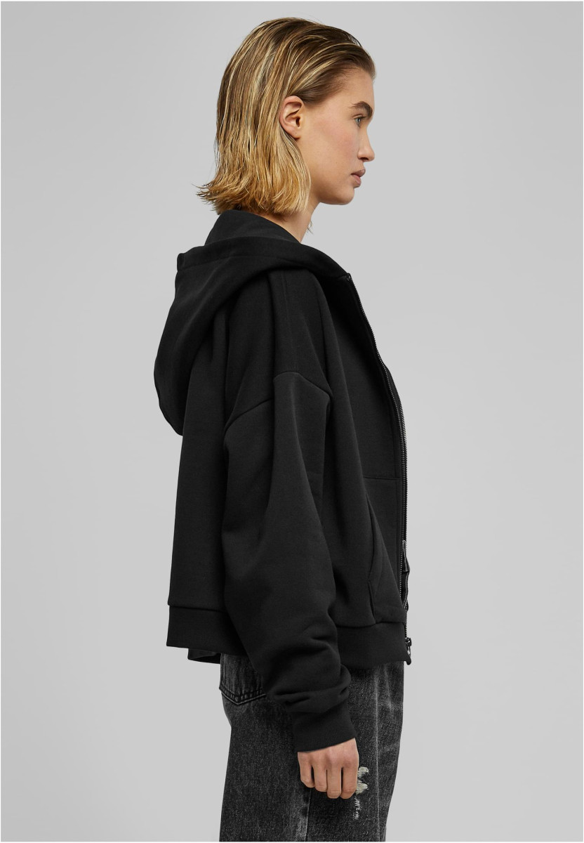 Ladies Boxy Zip Hoody