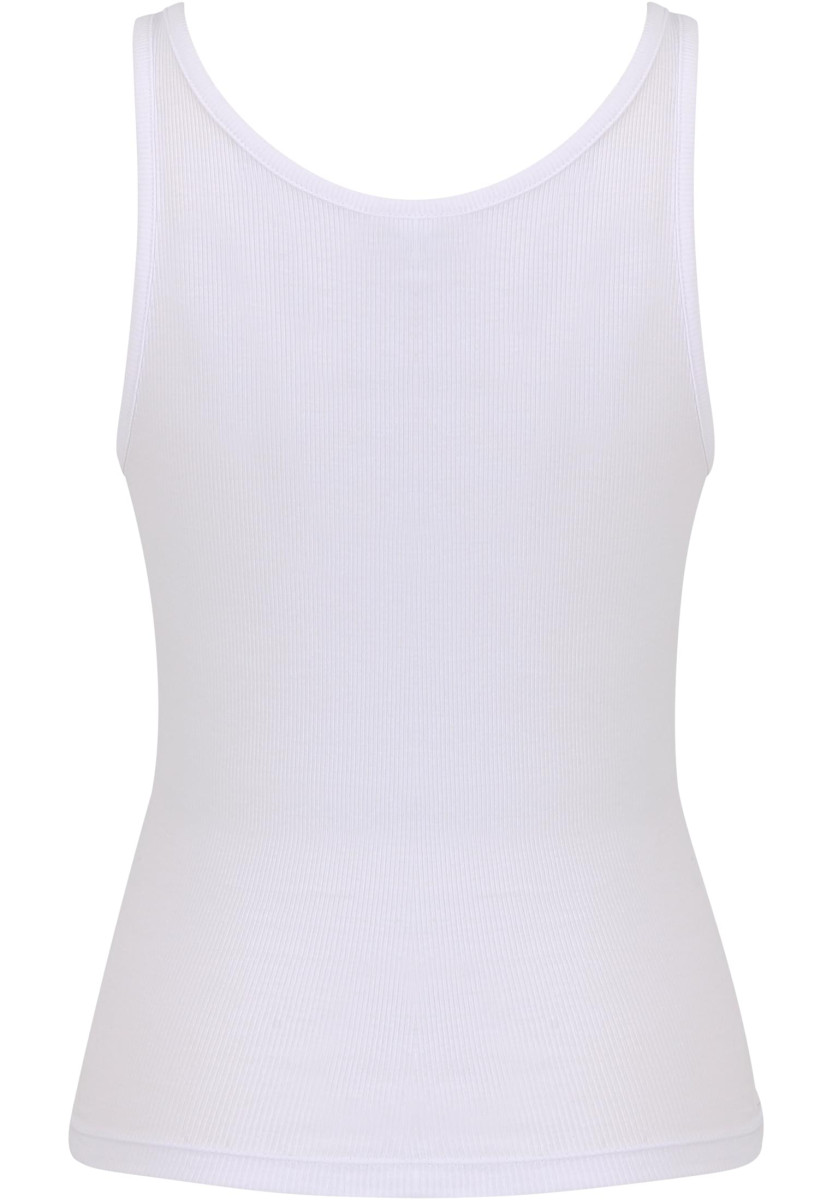 Ladies Organic Basic Rib Top 2-Pack