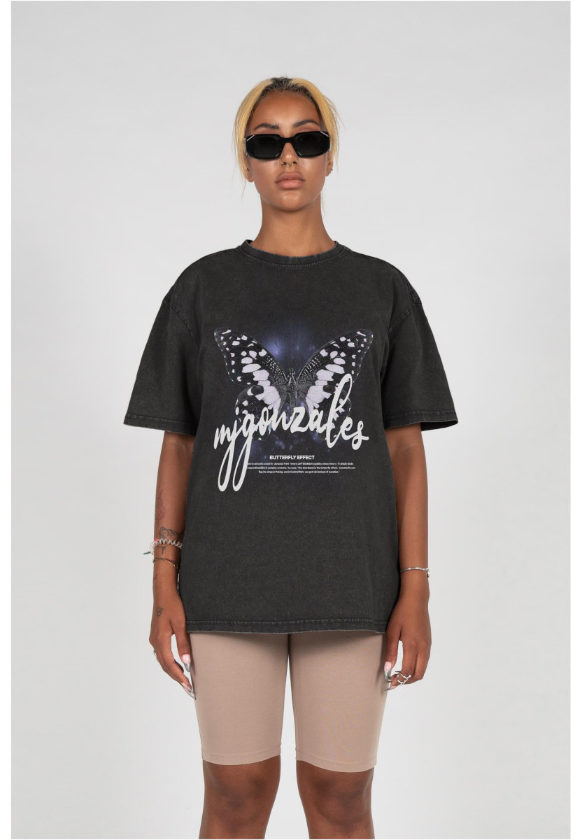 Ladies METAMORPHOSE V.7 Acid Washed Heavy Oversized Tee