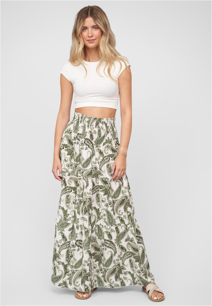 Maxi Skirt with paisley print