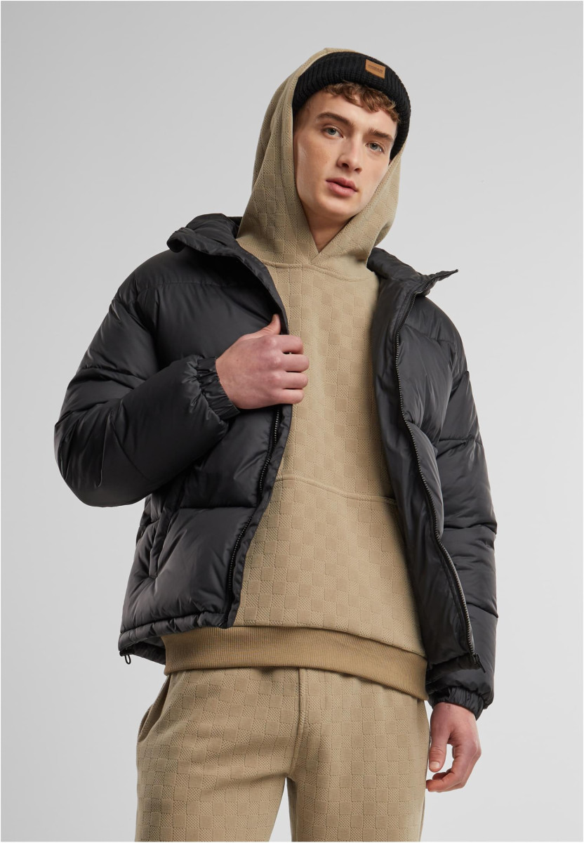 Basic Puffer Jacket With Hood