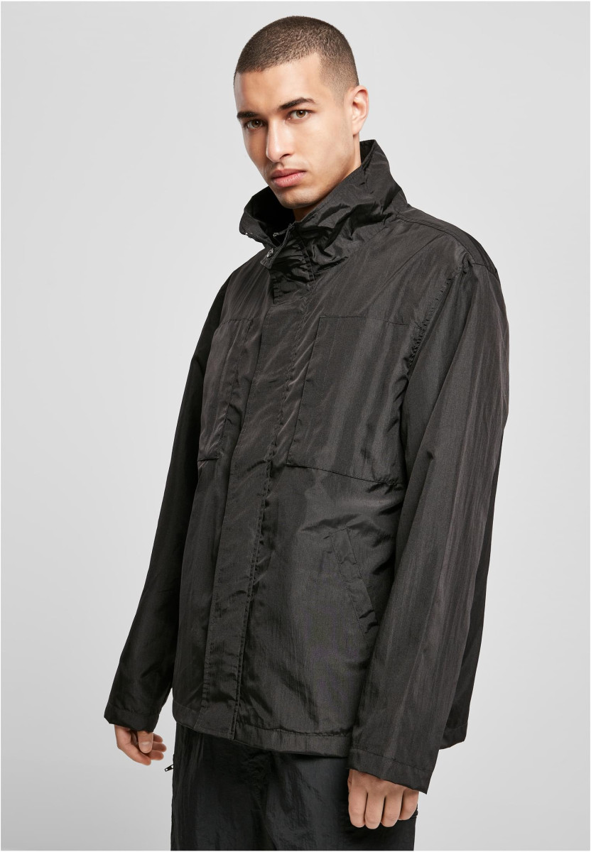 Double Pocket Nylon Crepe Jacket