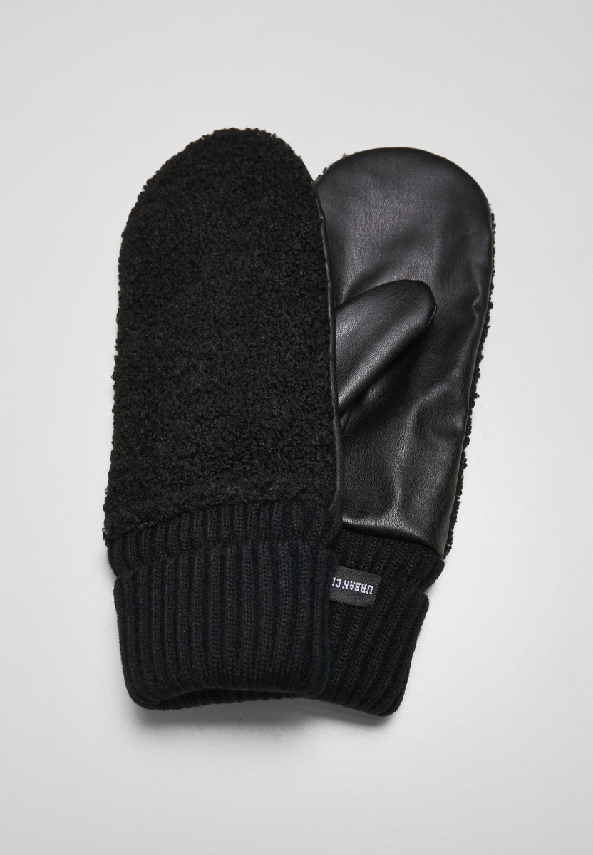 Sherpa Synthetic Leather Gloves