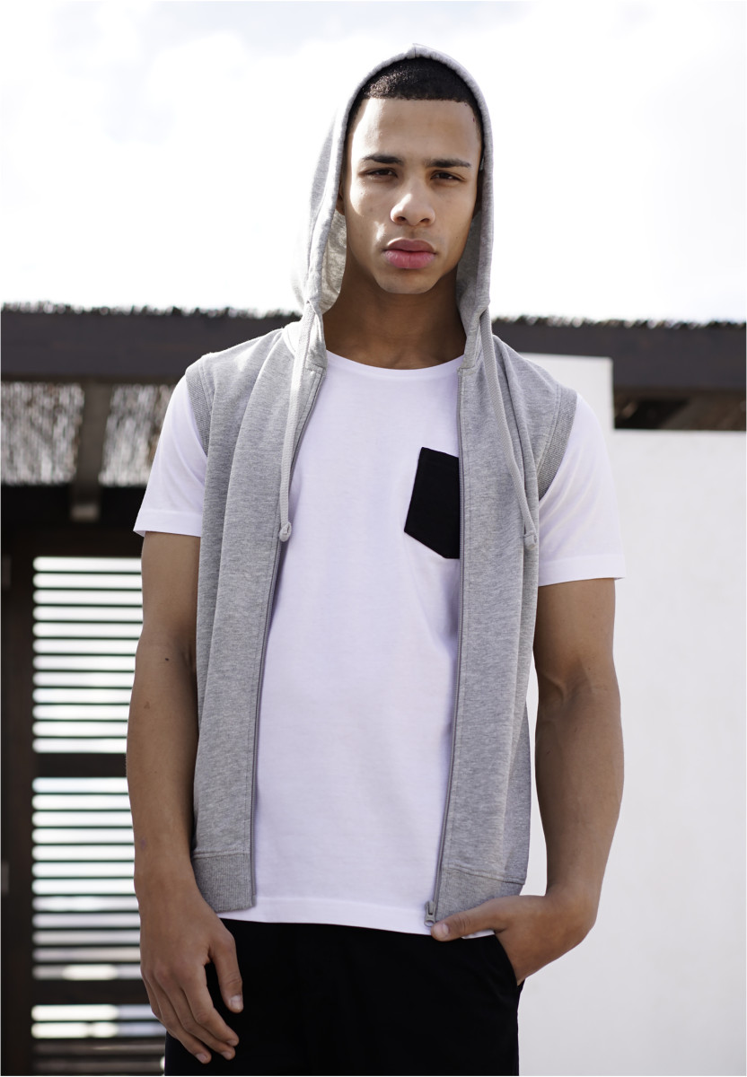 Sleeveless Terry Zip Hoody