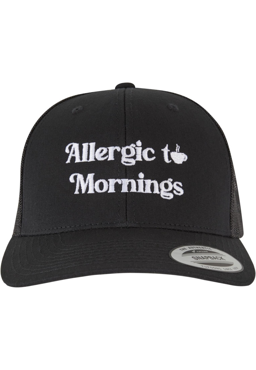 Allergic To Mornings Retro Trucker