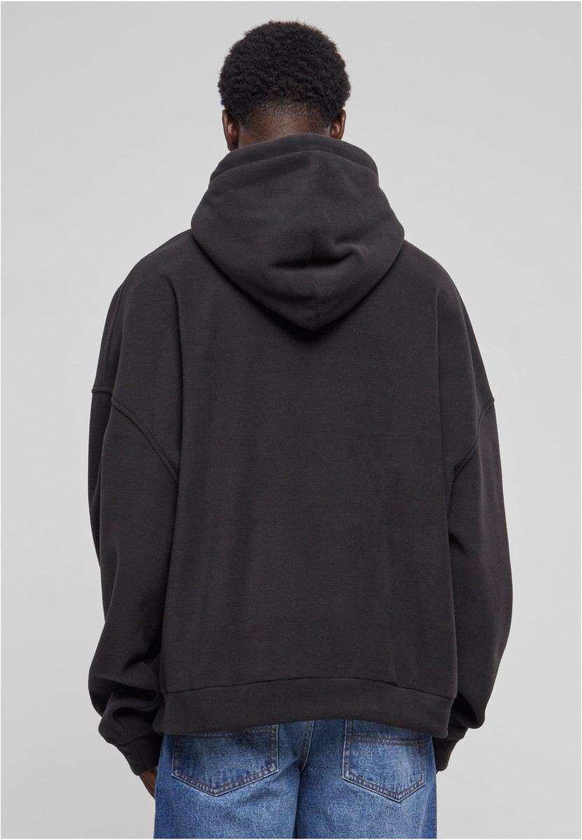 Oversized Polar Fleece Half Zip Hoody