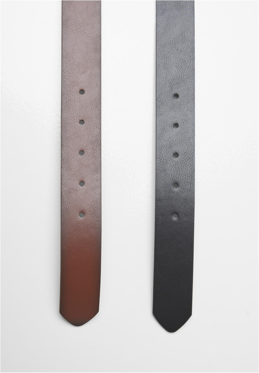 Easy Synthetic Leather Belt 2-Pack