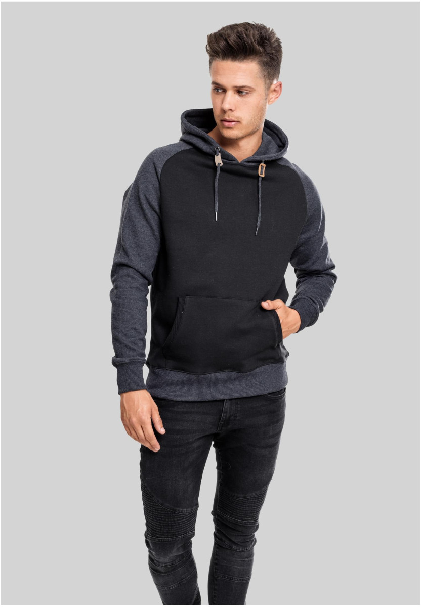 Raglan Contrast Hoody