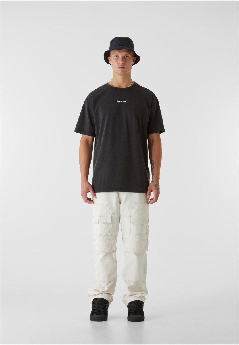 LY ACID WASHED TEE - SKATE