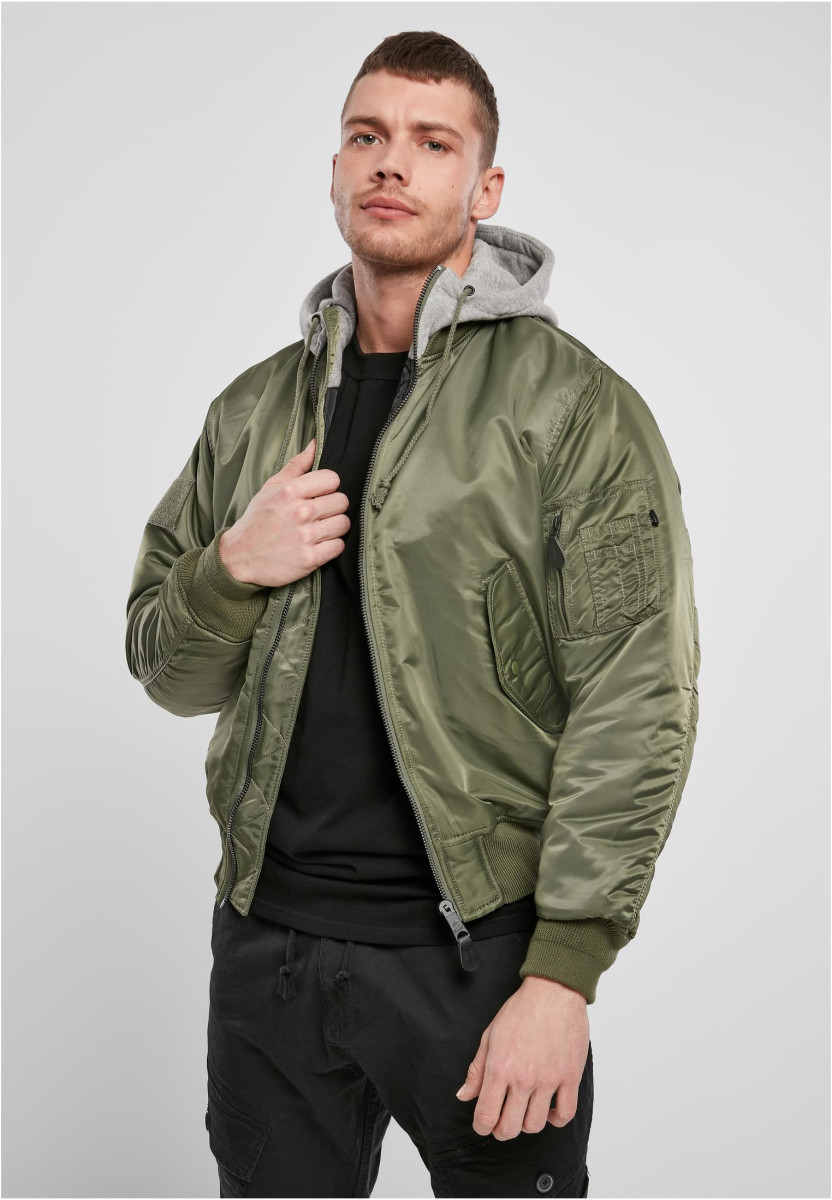 Hooded MA1 Bomber Jacket