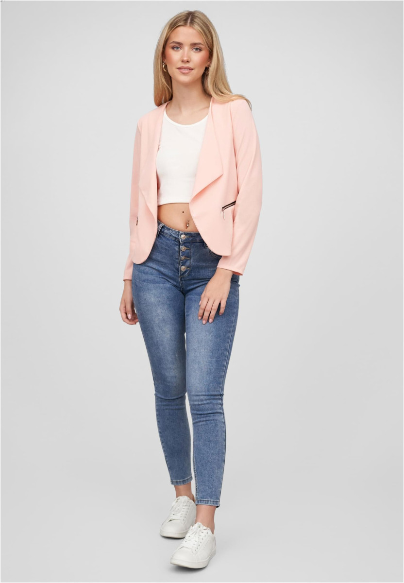 Cloud5ive Damen Blazer mit 2-Zip-Pockets und Reverskragen