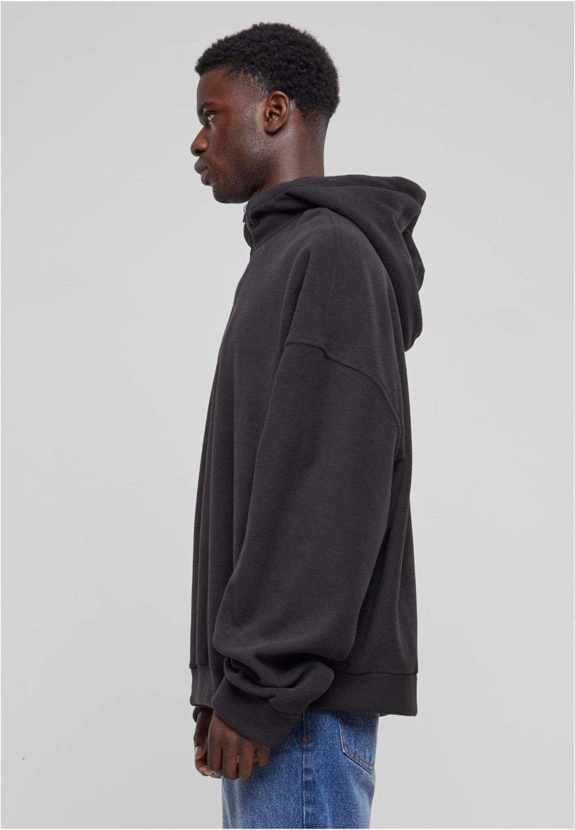 Oversized Polar Fleece Half Zip Hoody