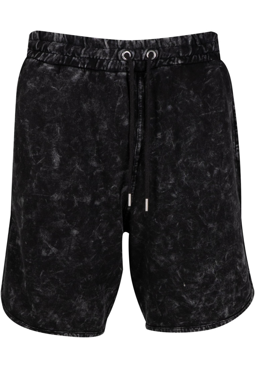 Washed Piped Shorts
