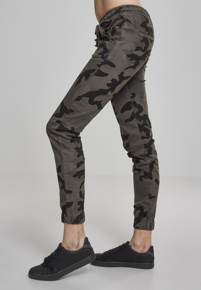 Ladies Camo Jogging Pants