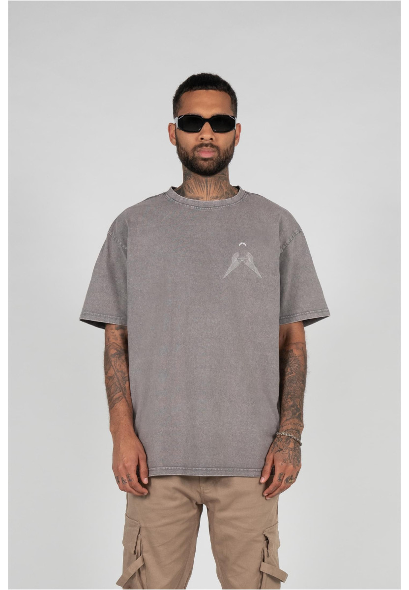 HIGHER THAN HEAVEN V.5 Acid Washed Heavy Oversize Tee