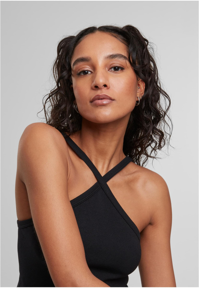 Ladies Seamless Crossed Neckholder Dress