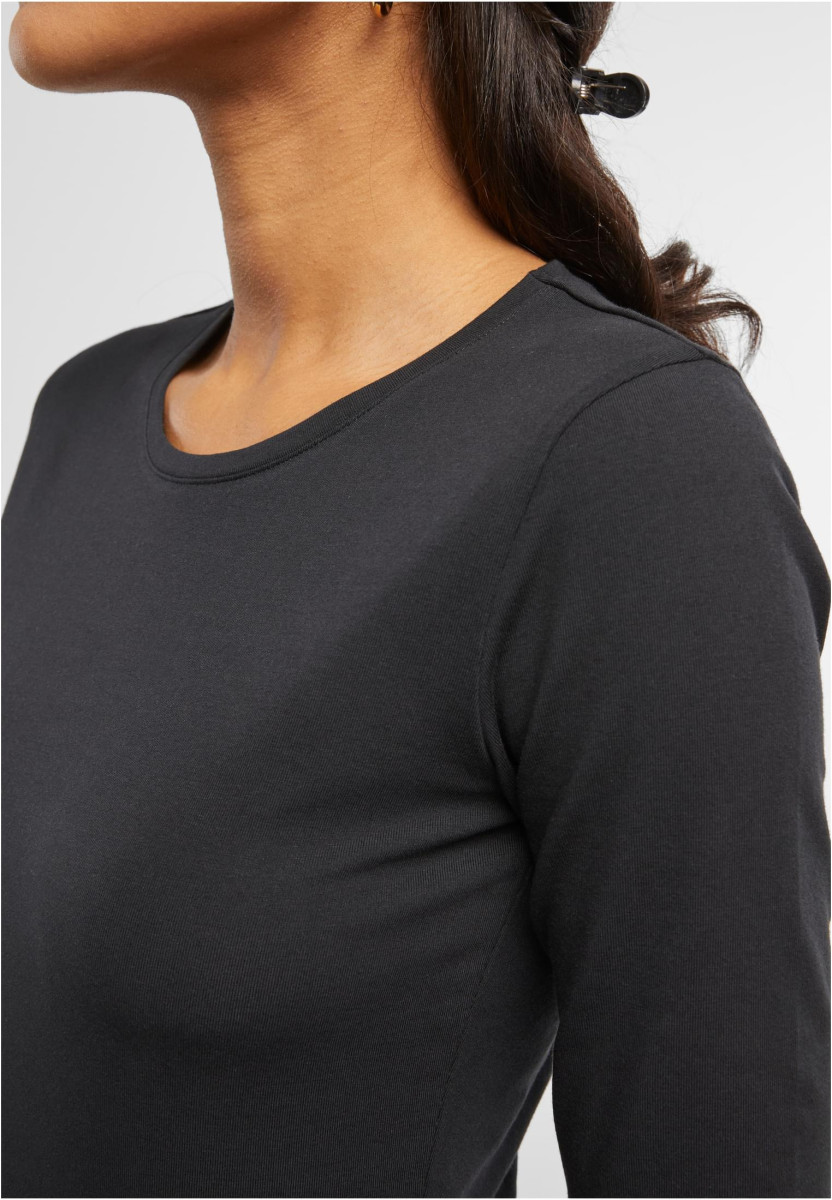 Ladies Basic Super Slim Longsleeve