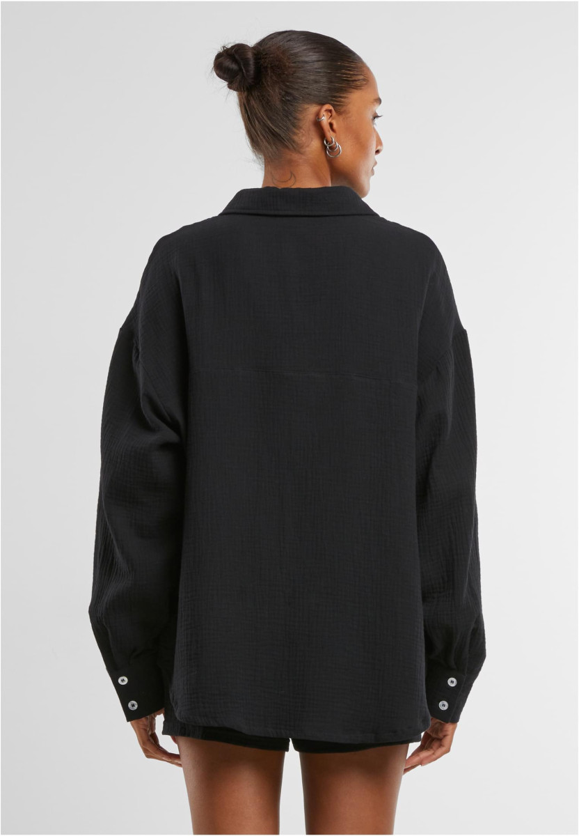 Ladies Oversized Musselin Blouse