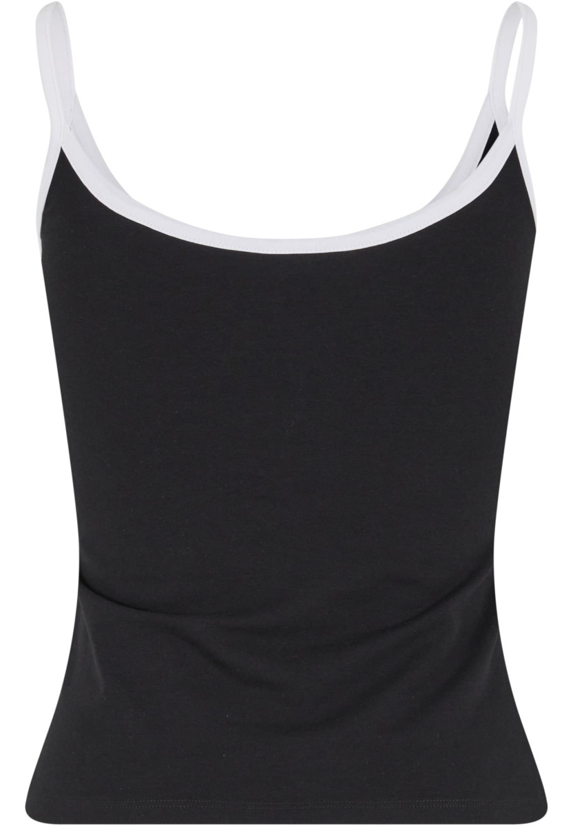 Ladies Contrast Basic Top 2-Pack