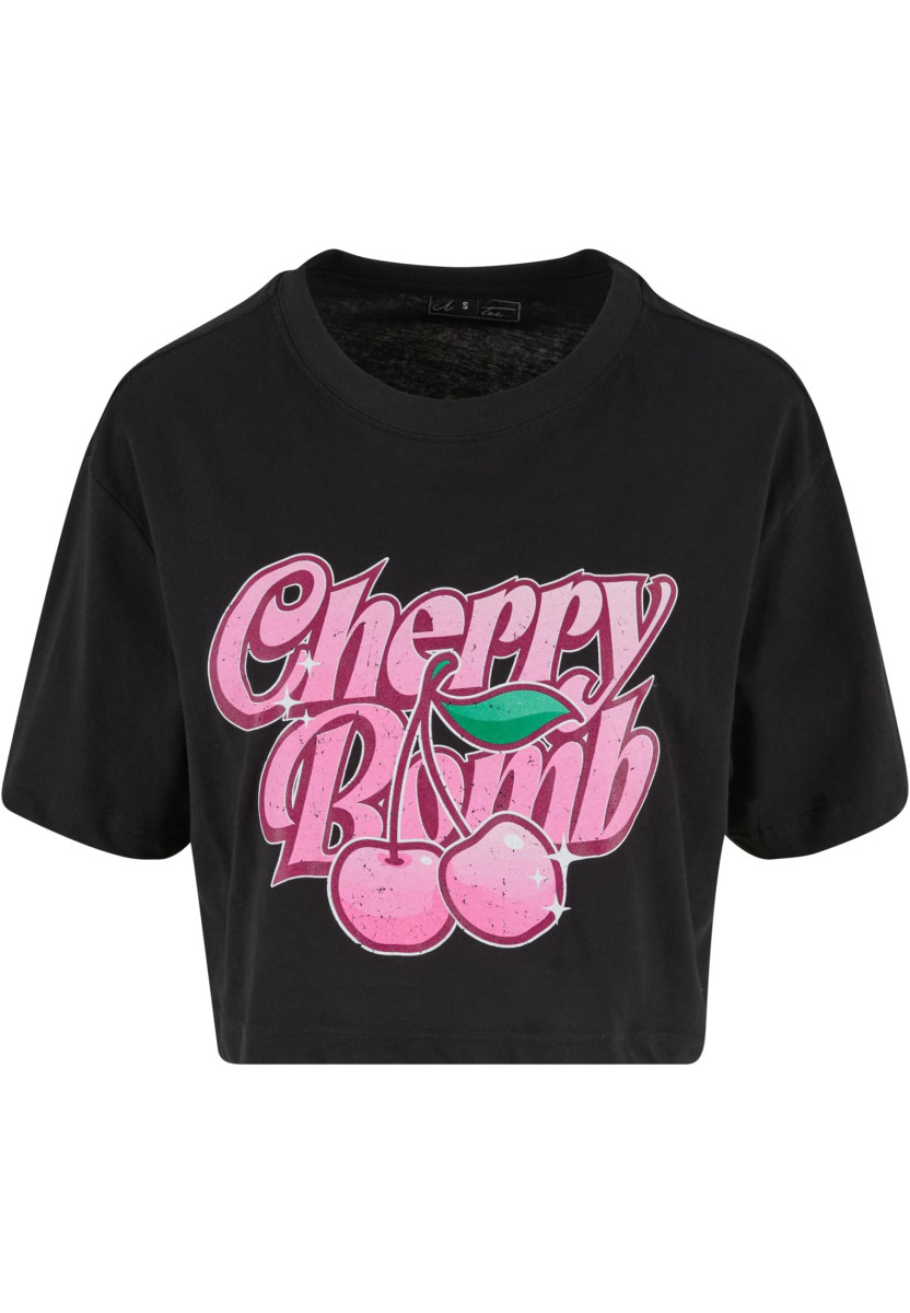 Cherry Bomb Ladies Short Overized Tee