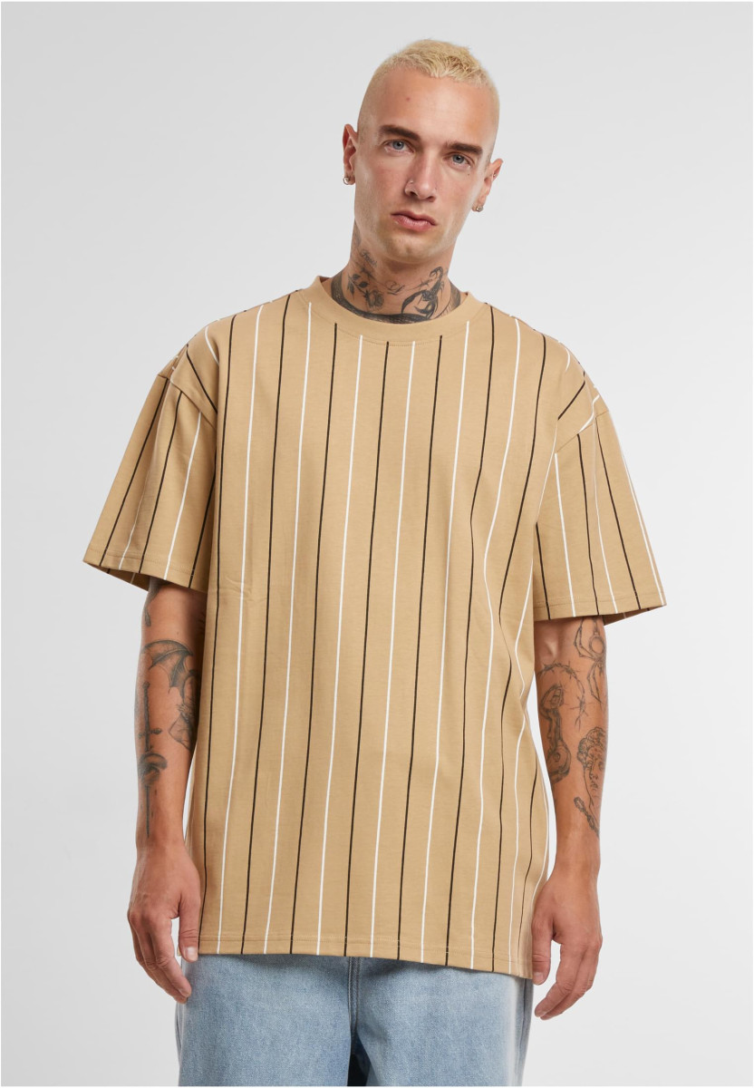 Printed Pinstripe Tee