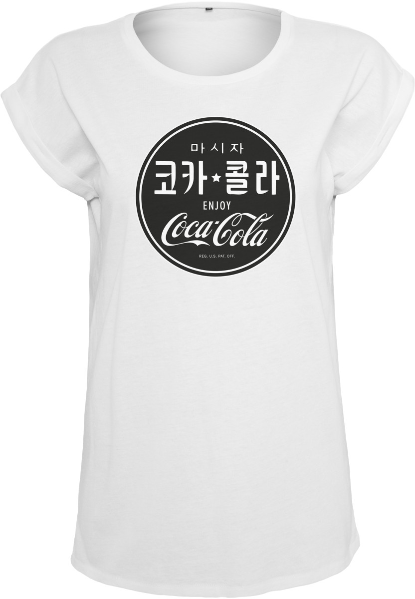 Ladies Coca Cola Korean Black Tee