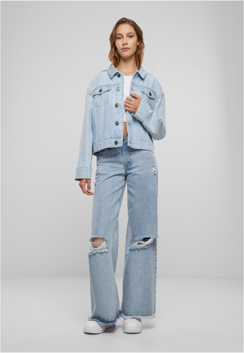 Ladies 80?s Oversized Denim Jacket