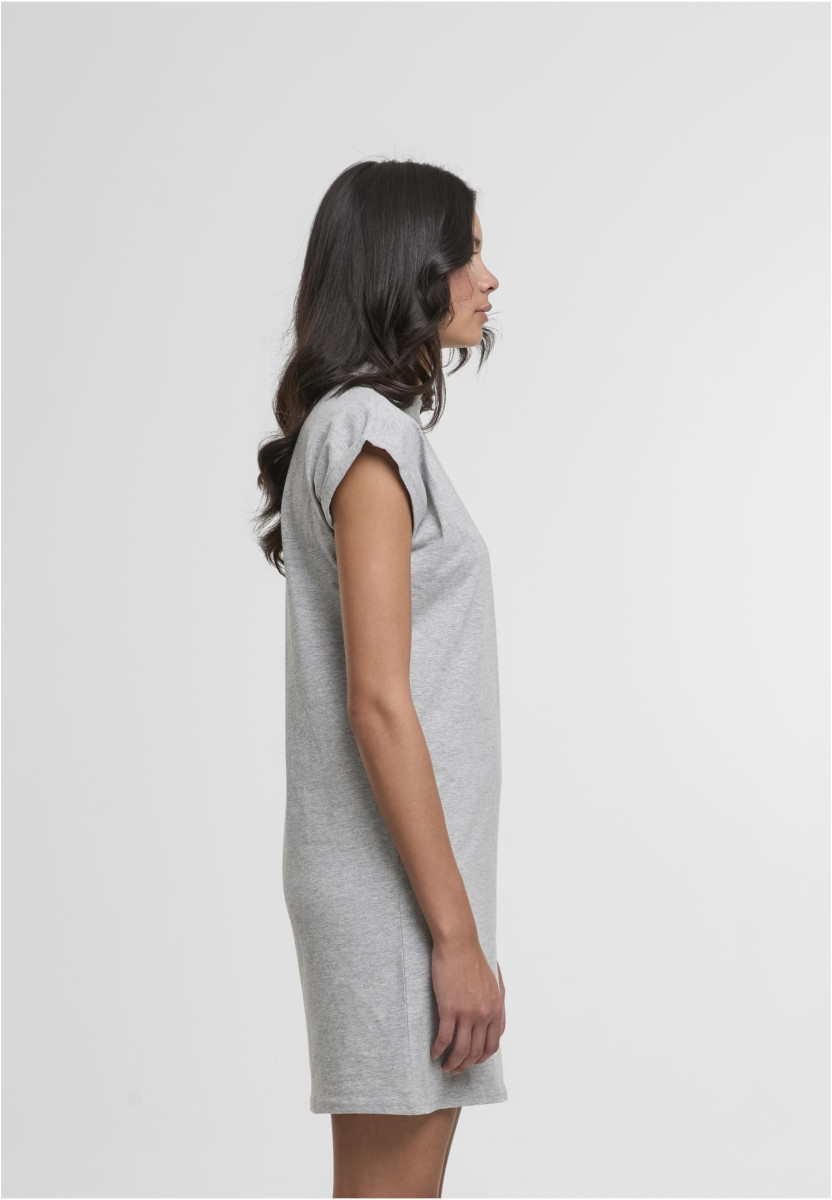 Heart EMB Ladies Turtle Extended Shoulder Dress