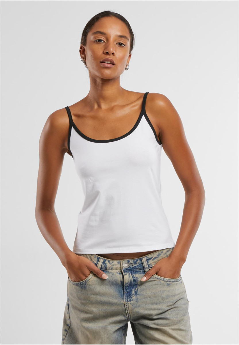 Ladies Contrast Basic Top 2-Pack