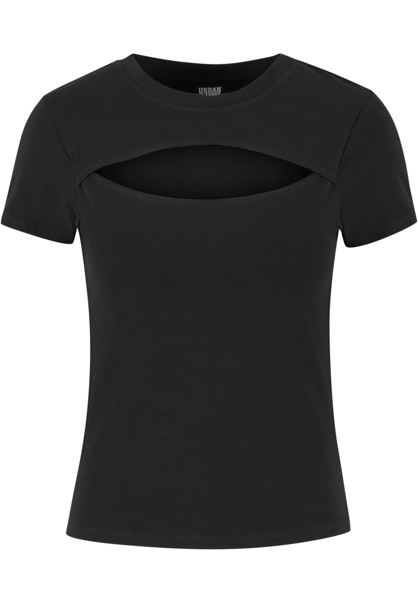Ladies Short Cut Out Tee