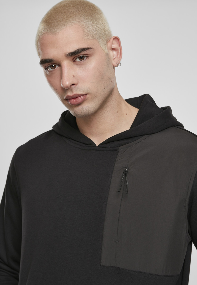 Military Shoulder Pocket Hoodie