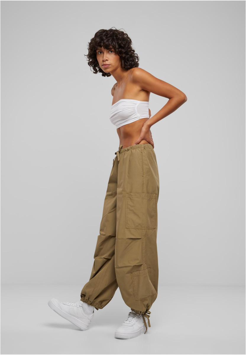 Ladies Cotton Cargo Parashute Pants