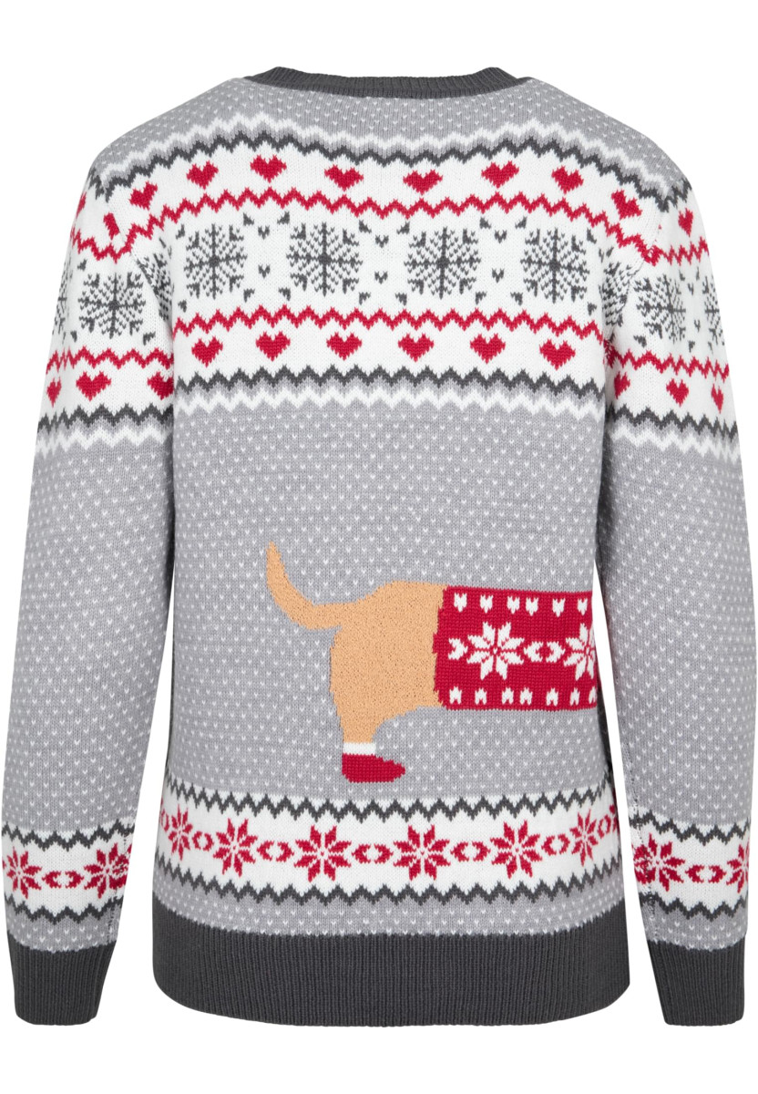 Ladies Sausage Dog Christmas Sweater