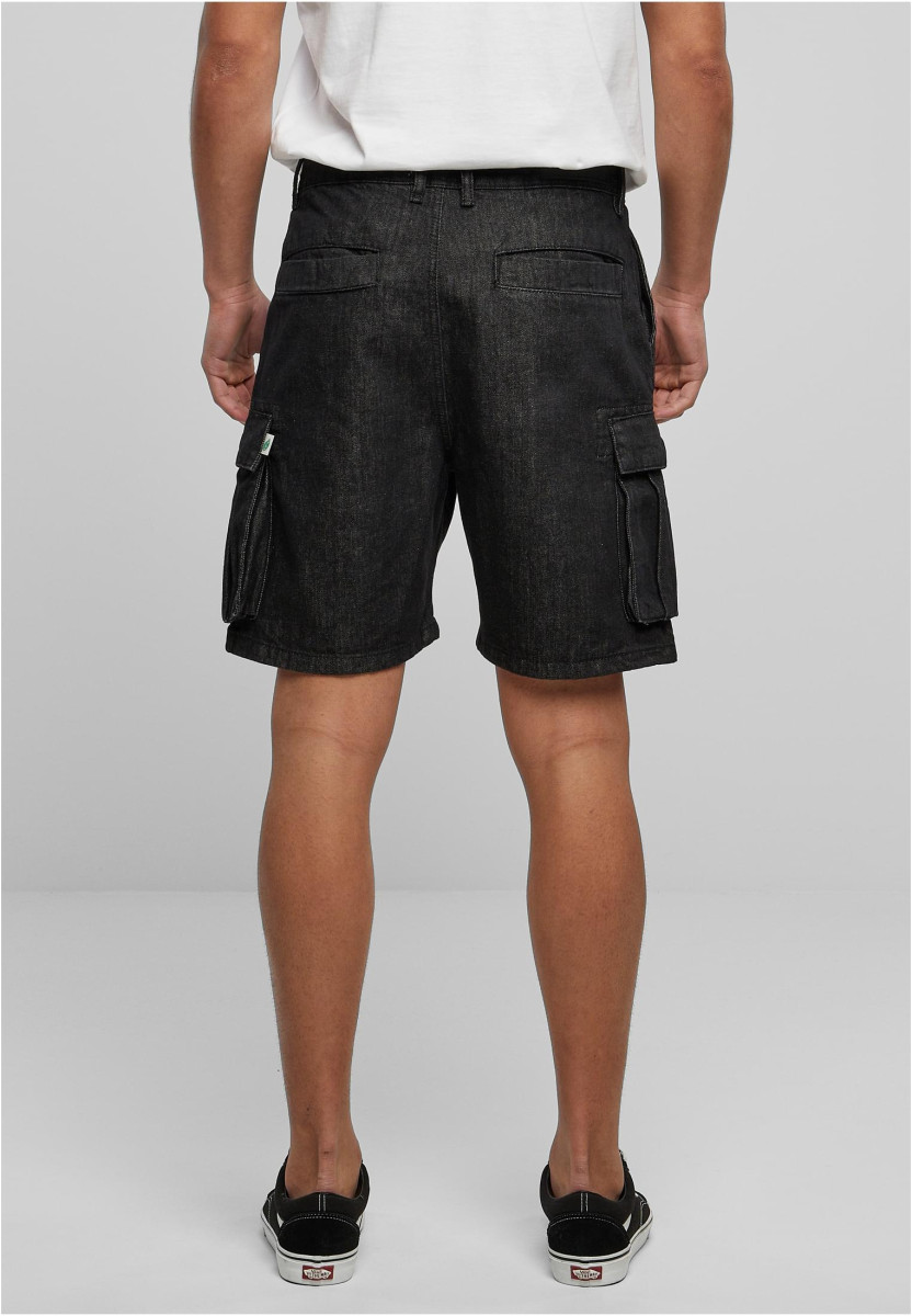 Organic Denim Cargo Shorts