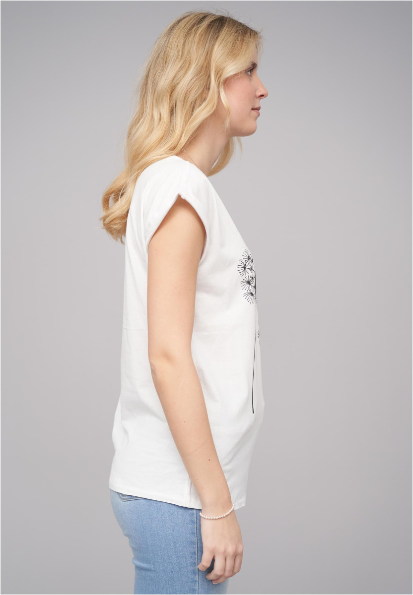 Ladies 77 Pusteblume White Tee
